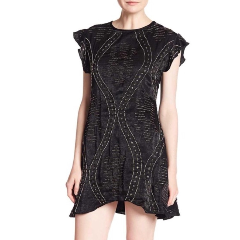 Free People Shine Like The Stars Mini Dress